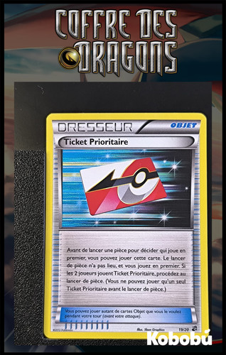 Carte pokémon ticket - carte,