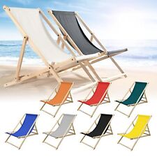 Chaise longue pliable bain de soleil fauteuil de plage de jardin á votre choix