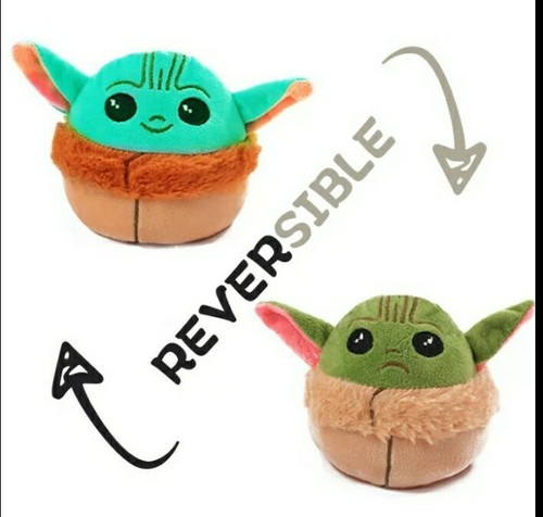 Peluche reversible baby yoda - reversible,