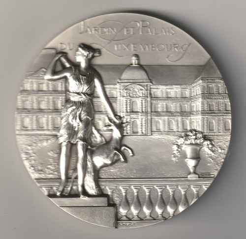 Médaille jardin palais du - et,