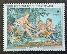 Timbre Stamp  YT 1652 Tableau De Francois Boucher - Diane - Neuf ** MNH 