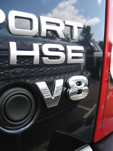 Chrome lettering for range - v8,