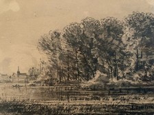 Très Beau Dessin XIXe 1850