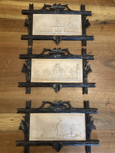 Ensemble trois bas reliefs - ensemble,