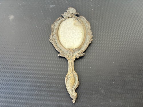 Miroir main ancien en - à,