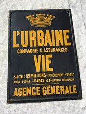 tôle émaillée publicitaire