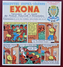 BUVARD - BISCOTTES EXONA - N° 39 - BD - ILLUSTRATEUR J.L. PESCH -