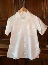 Marine Nationale chemise manches courtes pur fil de coton   réf MA10