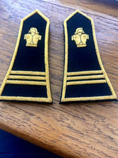 1 p epaulette rigide pour spencer -grade capitaine du génie