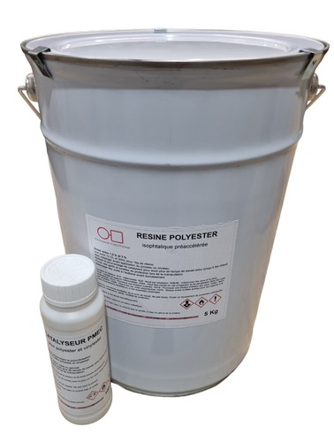 Résine polyester iso kg - iso, 5