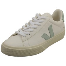 VEJA Campo Chromefree Blanc Matcha Femme - Baskets Décontractées - 38 EU