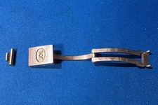 Boucle acier et or de bracelet