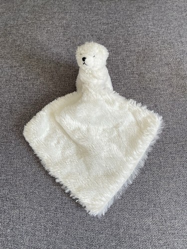 Doudou peluche ours blanc