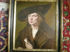 tableau HUILE SUR TOILE ECOLE