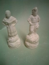 2 Santons En Plâtre A Peindre