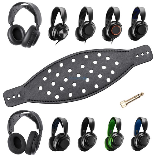 Wide leather headband strap - headband,