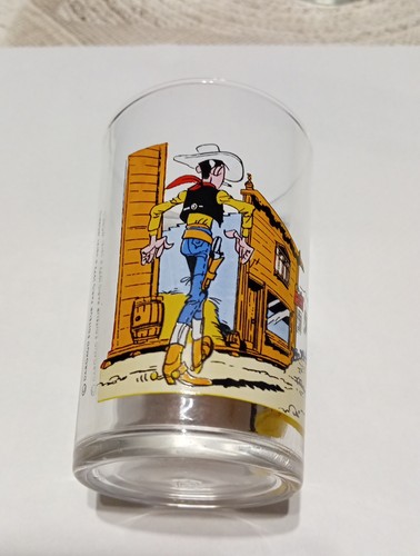 Verre moutarde lucky luke - moutarde, lucky-luke