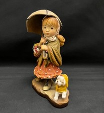 Poupée Sarah Kay ANRI parapluie fille chien édition limitée bois signé n° 57415