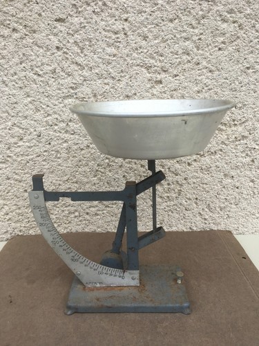Ancien pèse lettre métal - pèse,