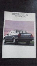 CATALOGUE/BROCHURE RENAULT 19 CHAMADE - R19 CHAMADE - 1990