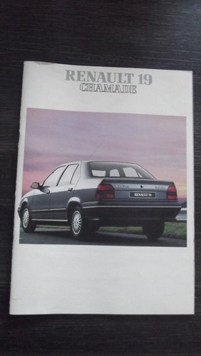 Catalogue brochure renault - catalogue/brochure,
