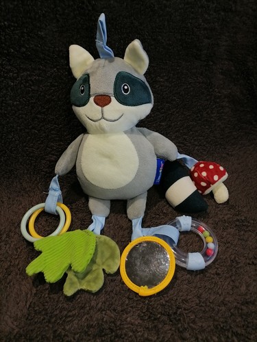 Doudou peluche raton laveur - doudou,