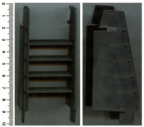 Dark grey wide staircase for - wide,