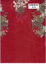 Nappe de Noël 250 x 145 cm - rouge