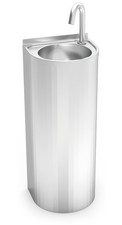Lave mains inox sur pied à