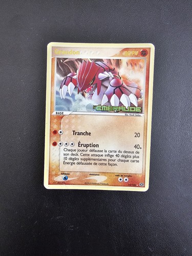 Carte pokémon groudon 106 - carte,