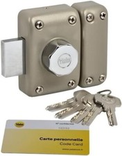 Yale Verrou de Porte Bouton/Cylindre Ouverture à Bouton Intérieur longueur 45mm