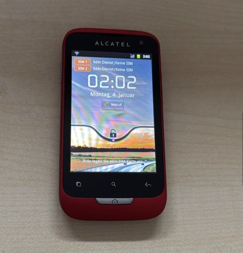 Alcatel onetouch 985d rouge - 985d,