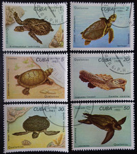 TIMBRES du 1CUBA - ANIMAUX -