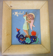 ANCIEN CADRE STATUETTE