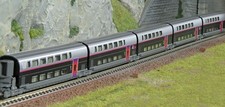 Kato 10-2132 Set de 5 voitures complémentaires TGV Euroduplex SNCF, InOui, N 1/1