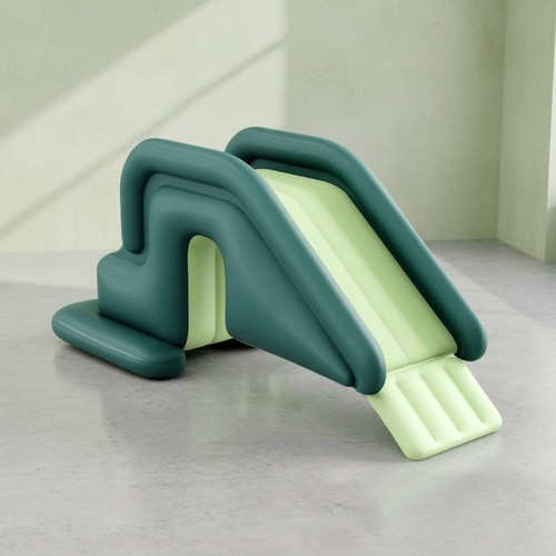 Toboggan gonflable usage - toboggan,