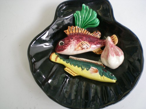 Barbotine poissons vallauris - poissons,