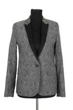 Blazer en laine gris The