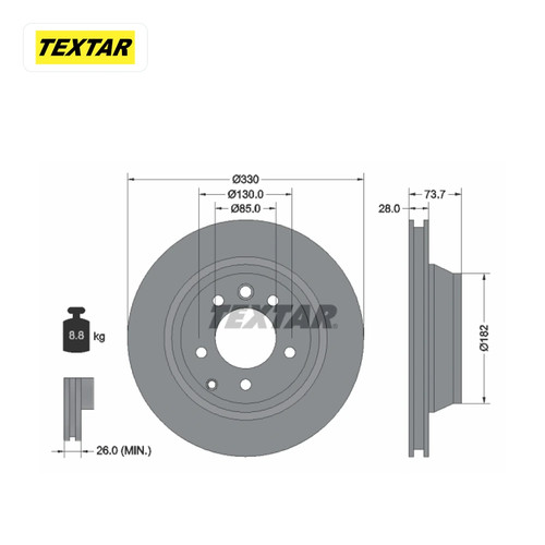 Lot disques de frein - 2,
