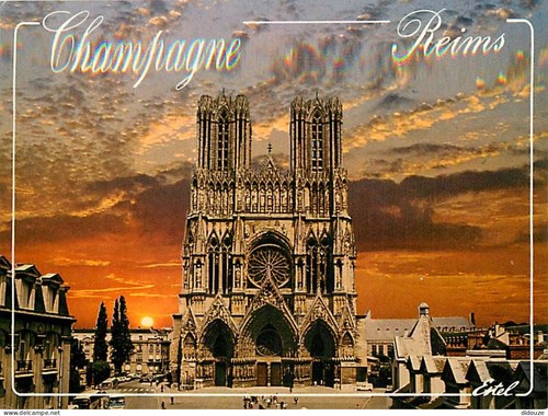 Carte postale reims - postale,