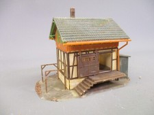 LQ1521 FALLER B-156 Train Ho 1/87 1:87 Maquette montée petit hangar marchandises
