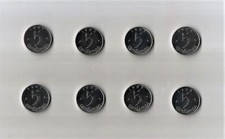 8 pièces 5 ctes épi inox 1961,62,63,64