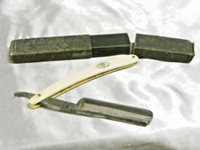 COUPE CHOUX CHARLEX SOLINGEN GRELOT ANCIEN RASOIR A BARBE LAME FORGE EVIDE RAZOR