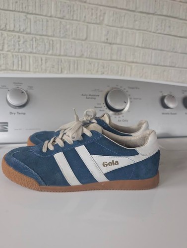 Blue and white gola - white,