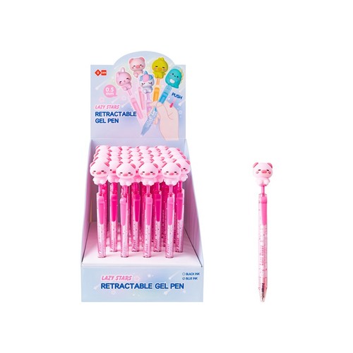 Stylo gel animaux kawaii - gel, 3d
