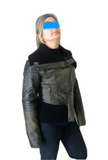 VENTCOUVERT - BLOUSON - CUIR AGNEAU vieilli - T.2 - authentique