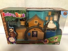 MAISON DE MASHA ET MICHKA A ETAGE + ACCESSOIRES SIMBA AVEC SONNETTE