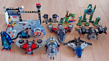 Véhicules / vaisseaux et bâtiments de 9 boîtes LEGO Marvel et Batman
