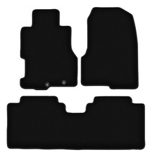 Tapis de sol en velours noir