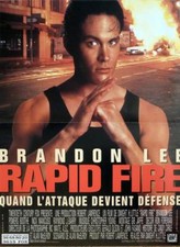 RAPID FIRE - BRANDON LEE - ORIGINAL FRENCH MOVIE POSTER